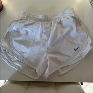 White Nike Athletic Shorts